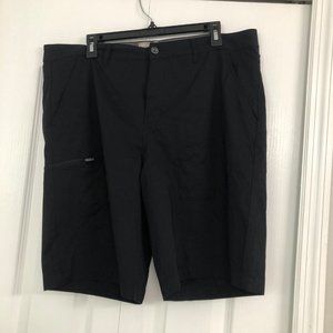 Weatherproof vintage mens nylon trail shorts black 38